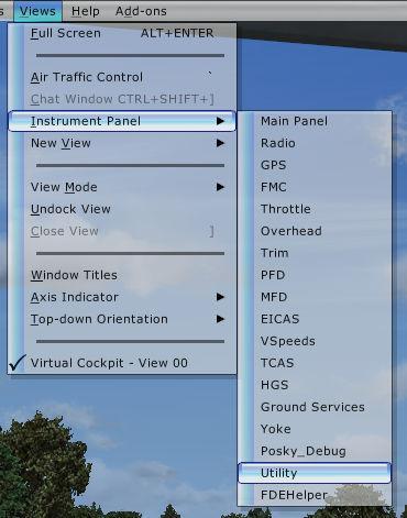 utility panel fsx