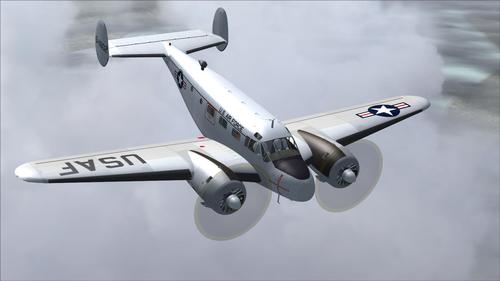 Beechcraft_C-45G_USAF_FS2004_1